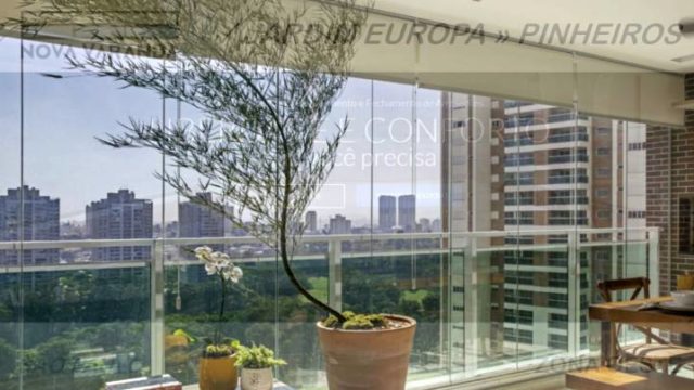 Fechamento de Sacadas de Vidro ✓ Envidraçamento de Varandas ✓ Envidraçamento de Sacadas de Vidro ✓ Cortinas de Vidro ✓ Persianas-Rolô Jardim Europa (Pinheiros)