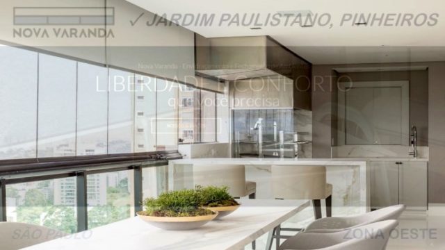 Fechamento de Sacadas de Vidro ✓ Envidraçamento de Varandas ✓ Envidraçamento de Sacadas de Vidro ✓ Cortinas de Vidro ✓ Persianas-Rolô Jardim Paulistano (Pinheiros)