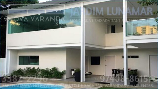 Envidraçamento de Sacadas Jardim Lunamar ® Nova Varanda