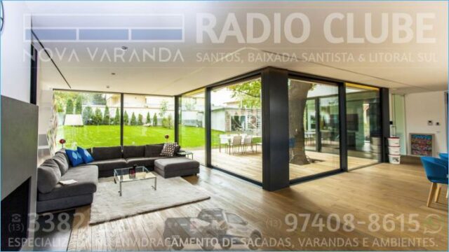 Envidraçamento de Sacadas Radio Clube ® Nova Varanda