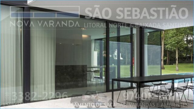 Envidraçamento de Sacadas São Sebastião ® Nova Varanda