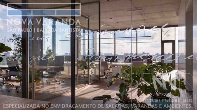 Ambientes e Varandas de Vidro ✨ Fechar e Transformar a Varanda com Conforto e Elegância ⛱️ Fechamento de Sacadas Aparecida (Santos) ☎ 0800-8800