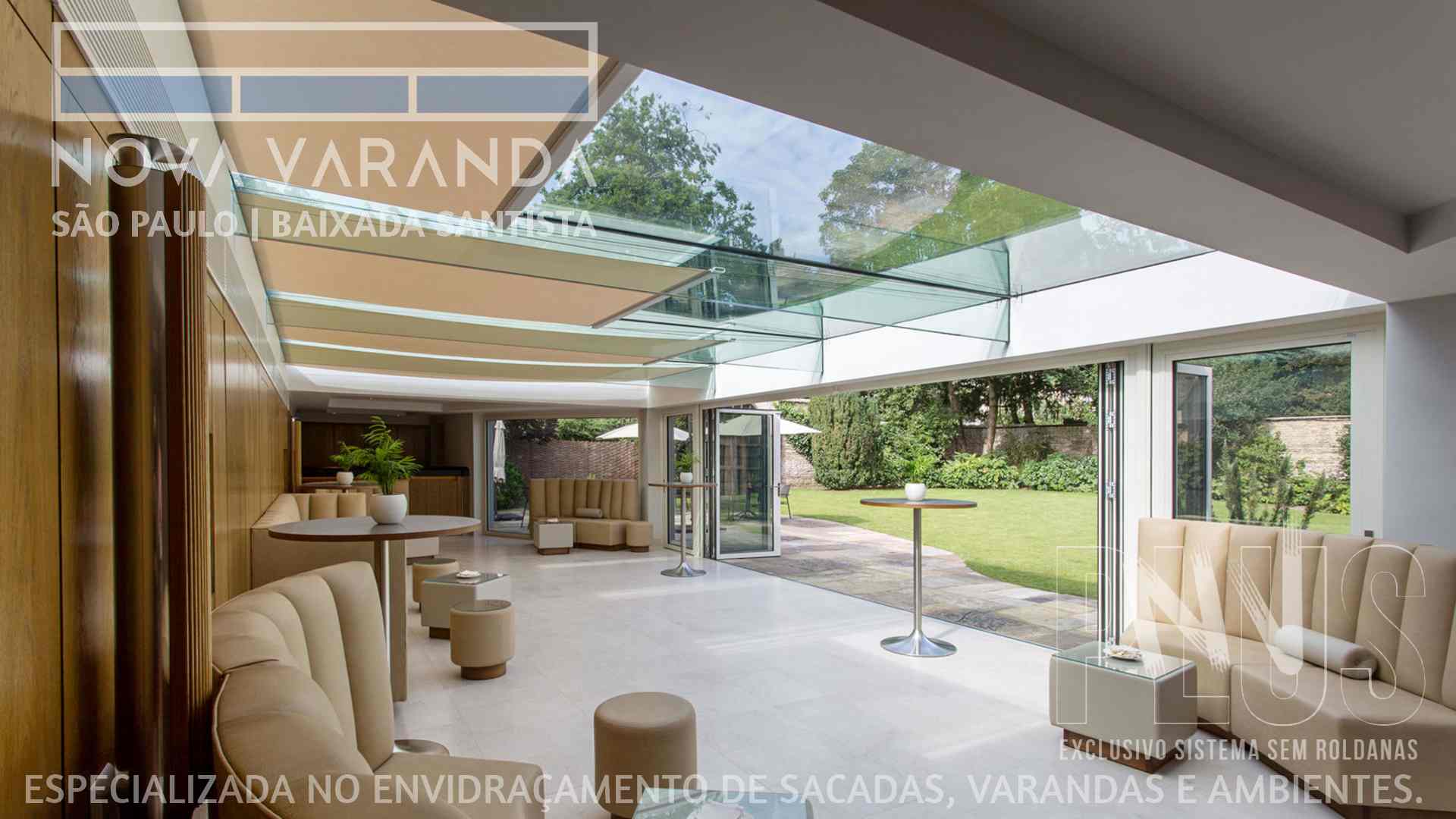 Ambientes e Varandas de Vidro ✨ Fechar Sacada Conforto Segurança Estilo e Design ⛱️ Fechamento de Sacadas Bal Stella Maris (PRB) (Peruíbe) ☎ 0800-8800