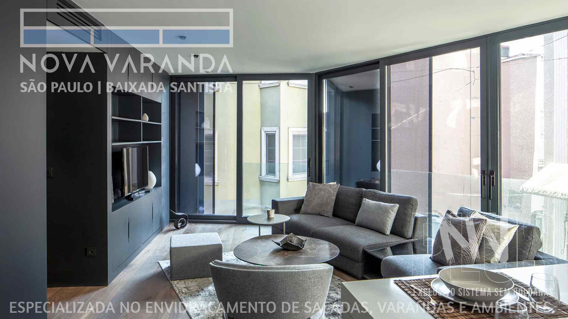 Ambientes e Varandas de Vidro ✨ Fechar Sacada Conforto Segurança e Design Estiloso ⛱️ Fechamento de Sacadas Barra Funda (Guarujá) ☎ 0800-8800