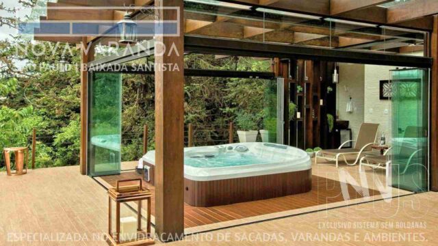 Ambientes e Varandas de Vidro ✨ Fechar Varanda Moderna e Estiloza Sob Medida ⛱️ Fechamento de Sacadas Boiçucanga (São Sebastião) ☎ 0800-8800