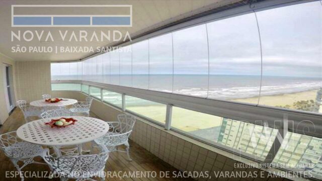 Ambientes e Varandas de Vidro ✨ Fechar Sacada Conforto Segurança Estilo e Design ⛱️ Fechamento de Sacadas Caiçara (Praia Grande) ☎ 0800-8800
