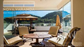 Fechamento de Sacadas Canto do Forte » Ambientes Vidro