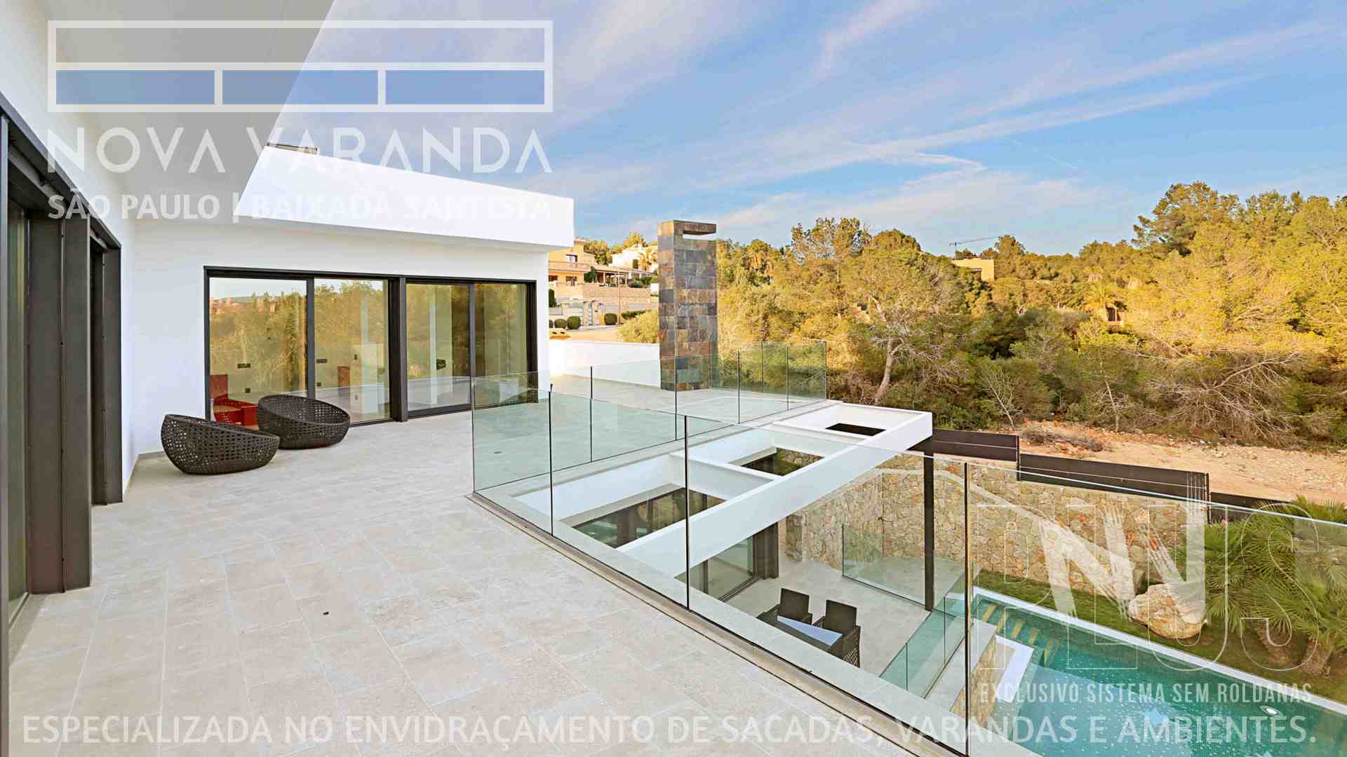 Fechamento de Sacada Caraguatatuba