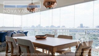 Fechamento de Sacadas Centro Bertioga Ambientes Vidro NV®