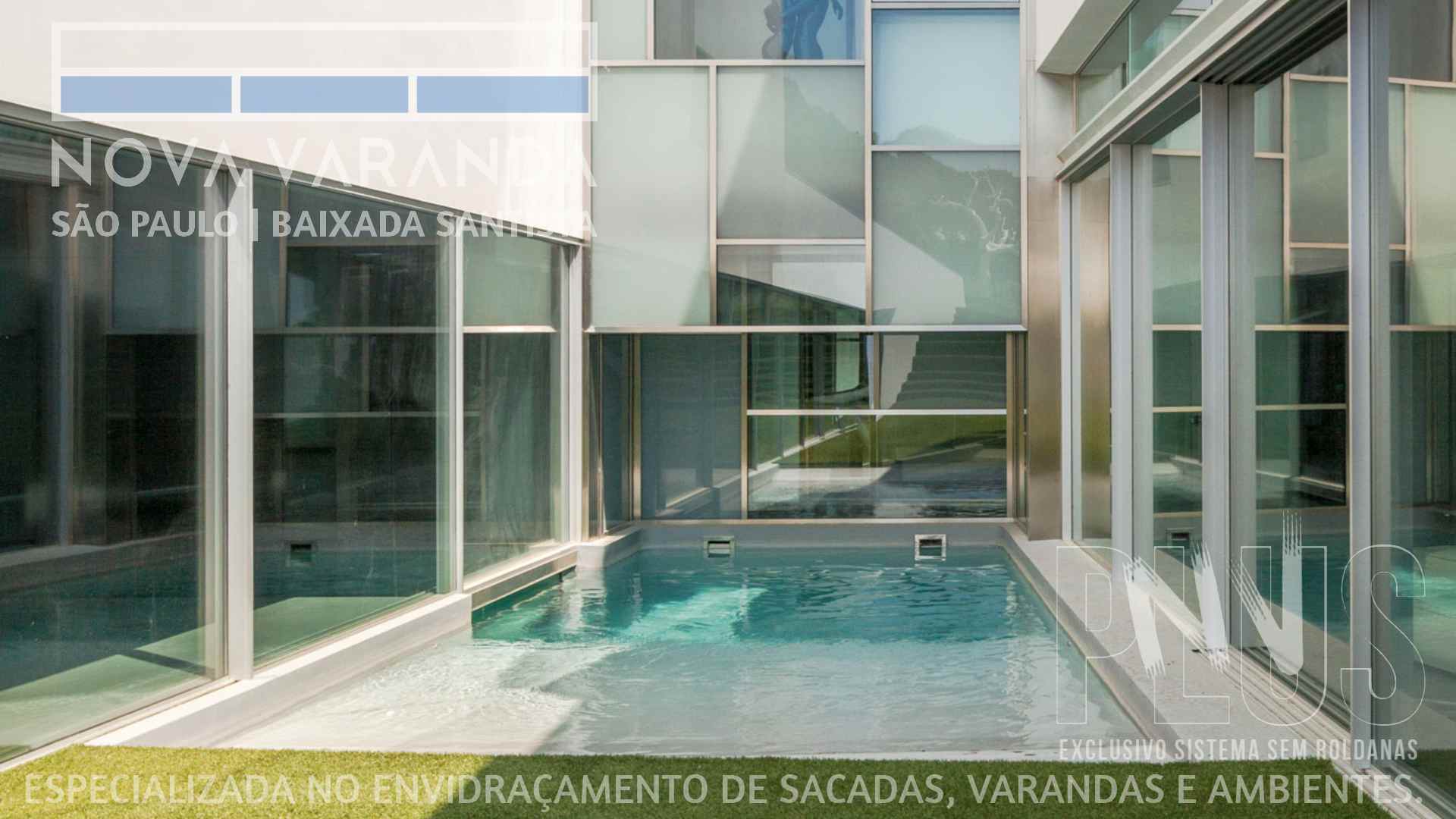 Ambientes e Varandas de Vidro ✨ Conforto e Sofisticação para Fechar a Sacada o ano inteiro ⛱️ Fechamento de Sacadas Centro (ITN) Itanhaém ☎ 0800-8800