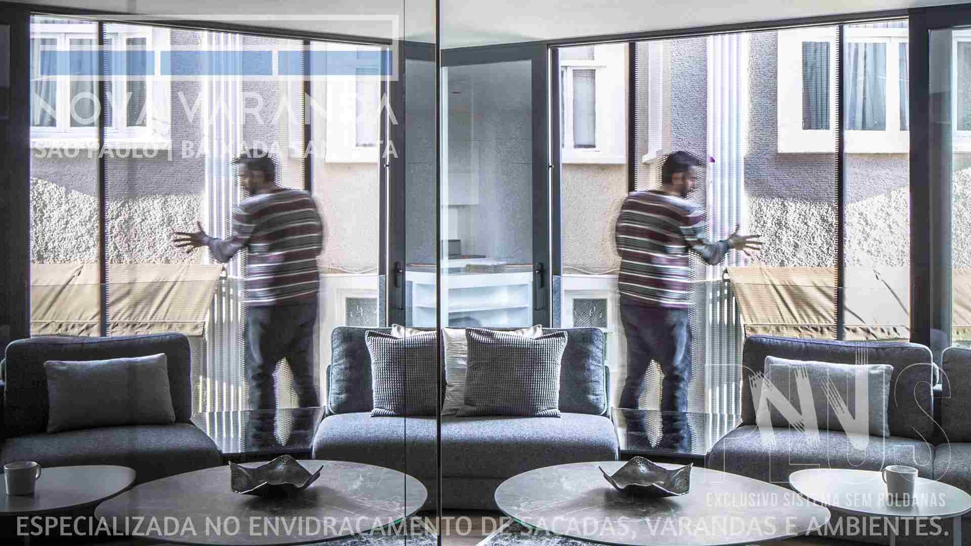 Ambientes e Varandas de Vidro ✨ Traga Valor e Estilo para Fechar a Sacada do seu imóvel ⛱️ Fechamento de Sacadas Embaré (Santos) ☎ 0800-8800