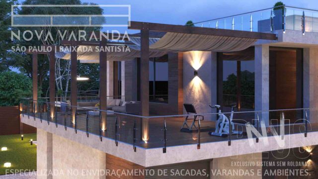 Ambientes e Varandas de Vidro ✨ Fechar Sacada Conforto Segurança Estilo e Design ⛱️ Fechamento de Sacadas Guaratuba (Bertioga) ☎ 0800-8800