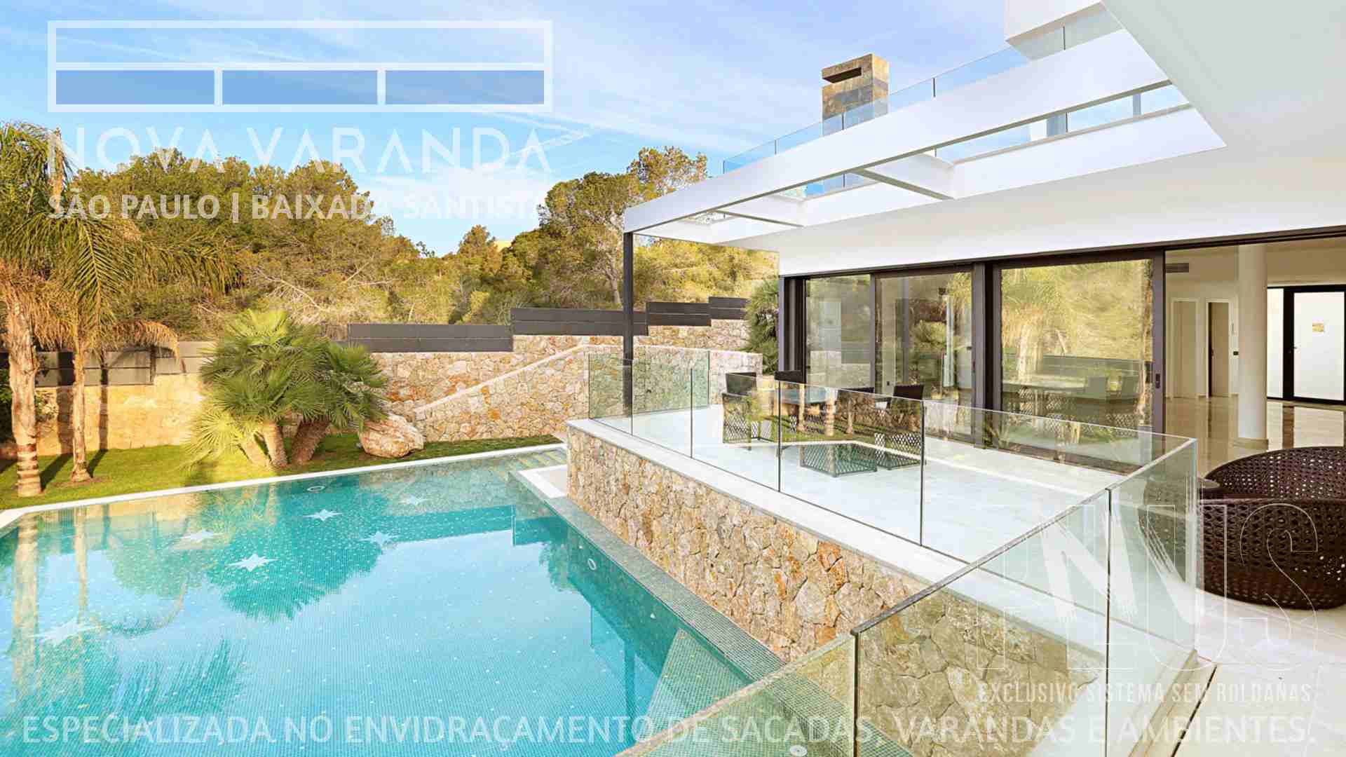 Fechamento de Sacada Ilhabela