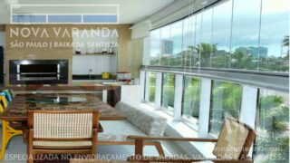 Fechamento de Sacadas Indaiá Bertioga Ambientes Vidro NV®