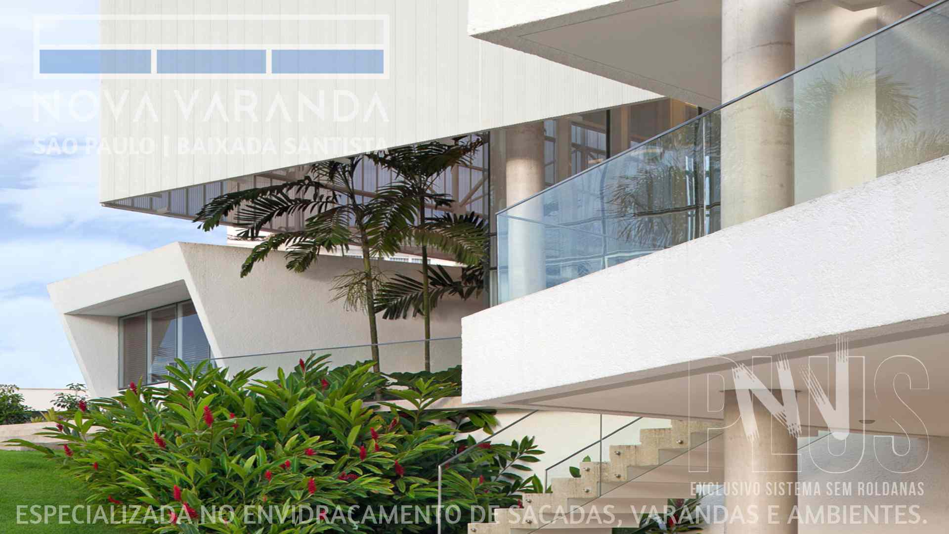 Ambientes e Varandas de Vidro ✨ Fechar Sacada Conforto Segurança Estilo e Design ⛱️ Fechamento de Sacadas Jd Marcia II (PRB) (Peruíbe) ☎ 0800-8800