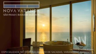 Fechamento de Sacadas Litoral Sul Ambientes Vidro ® NV
