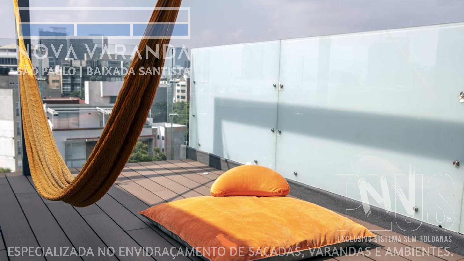 Fechamento de Sacadas Praia das Pitangueiras