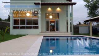 Fechamento de Sacadas Praia de Boracéia Ambientes Vidro