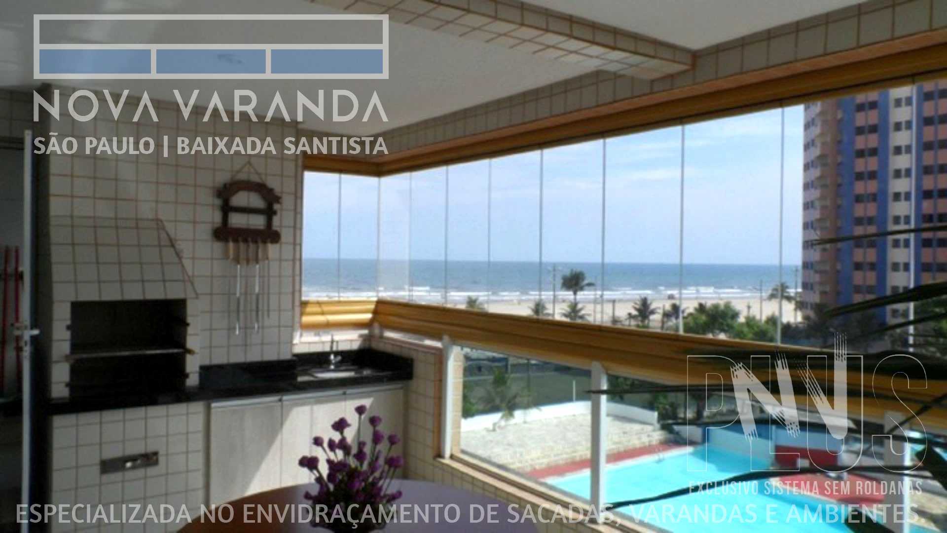 Fechamento de Sacadas Praia de Guaecá