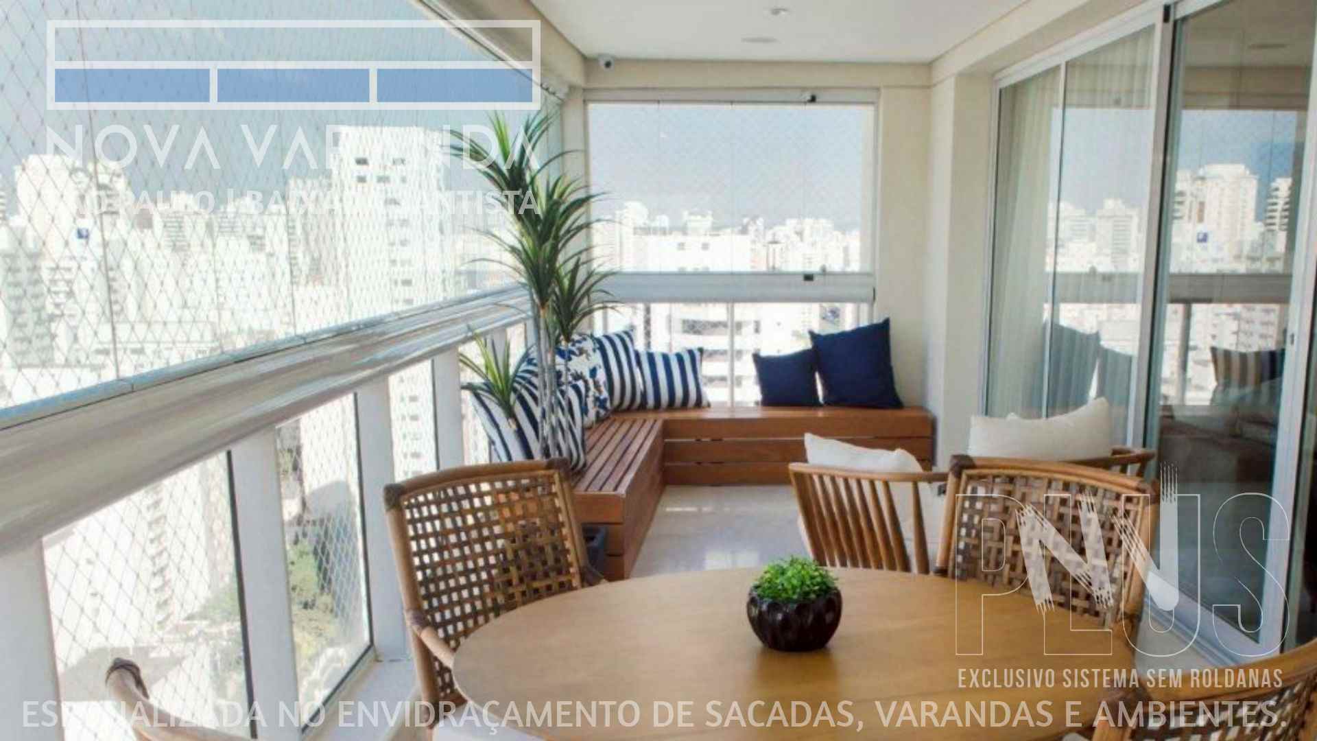 Fechamento de Varandas Praia Enseada