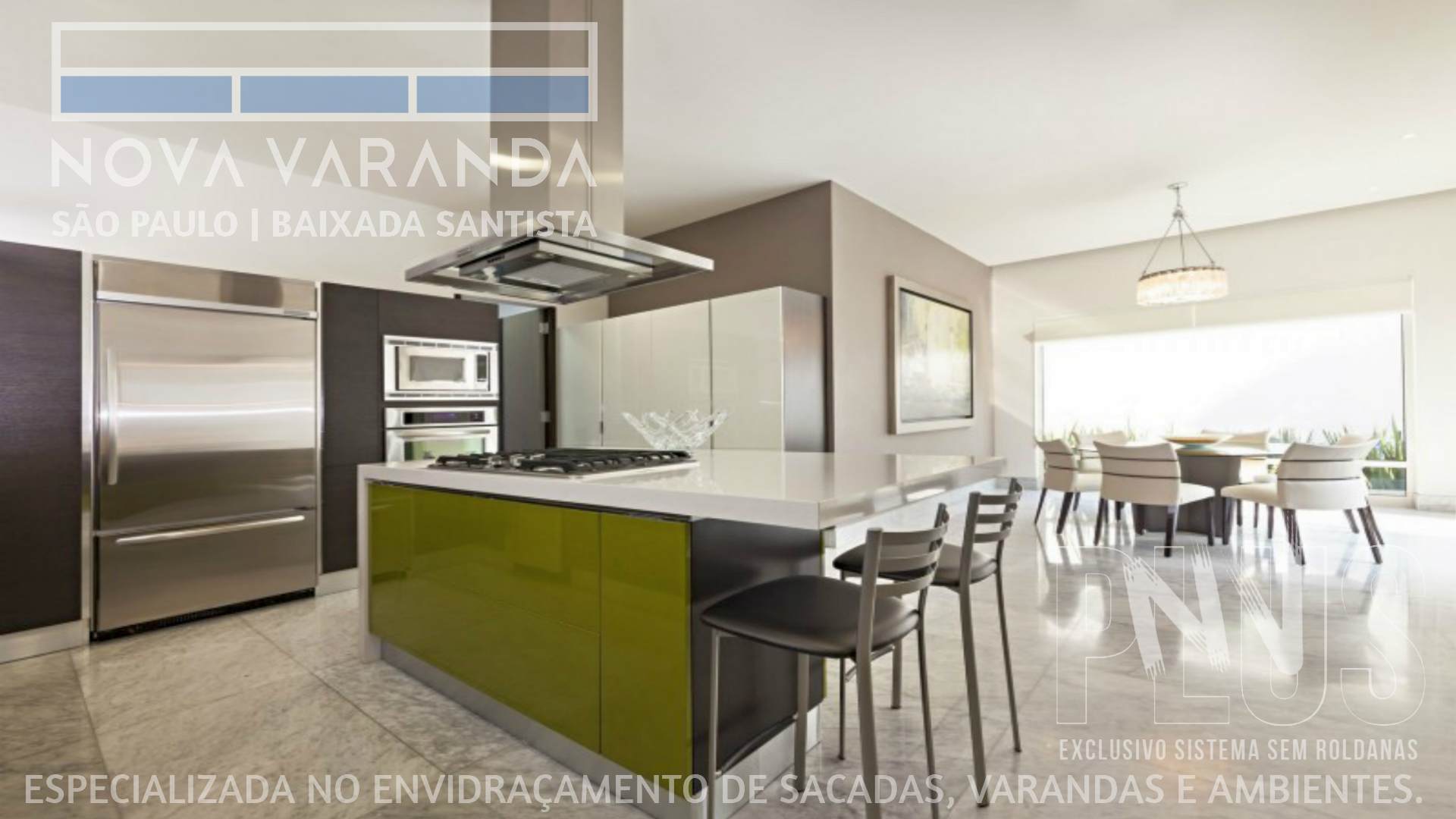 Fechamento de Sacadas Riviera de São Lourenço