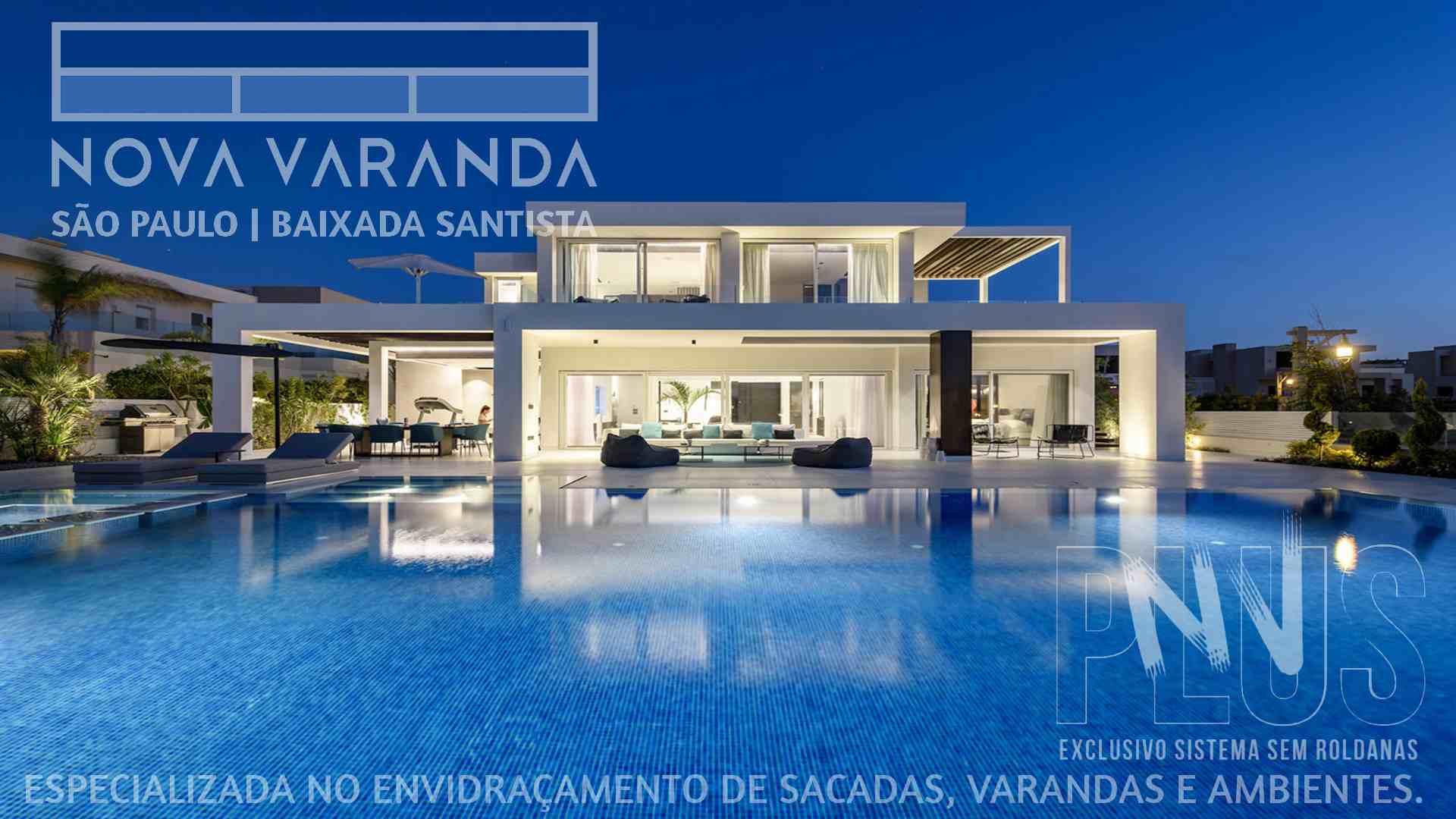 Ambientes e Varandas de Vidro ✨ Fechar Varanda Estilo e Proteção NV Plus ⛱️ Fechamento de Sacadas Riviera de São Lourenço ☎ 0800-8800