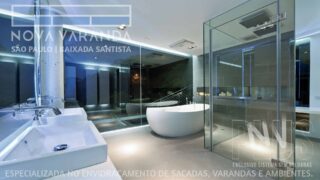 Fechamento de Sacadas Vila Alzira » Ambientes Vidro NV®