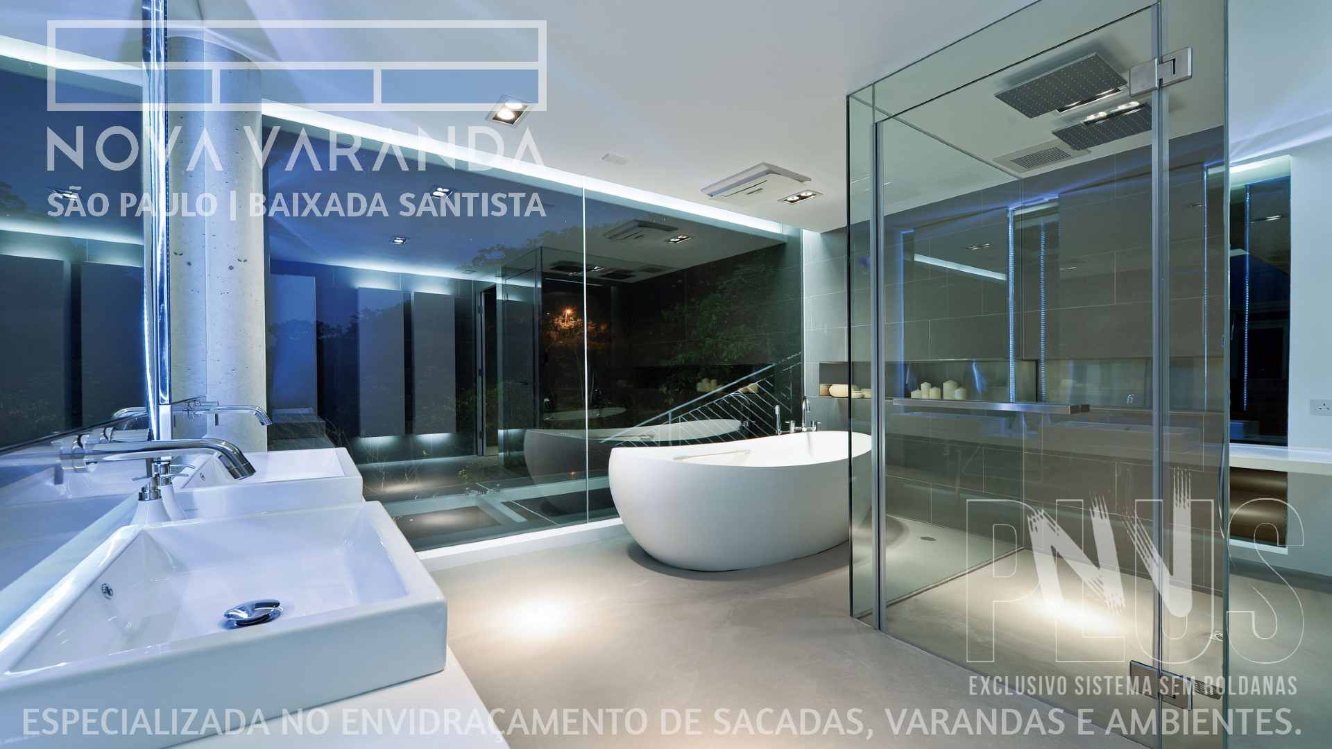 Ambientes e Varandas de Vidro ✨ Fechar Sacada Conforto Segurança e Design Estiloso ⛱️ Fechamento de Sacadas Vila Alzira (Guarujá) ☎ 0800-8800