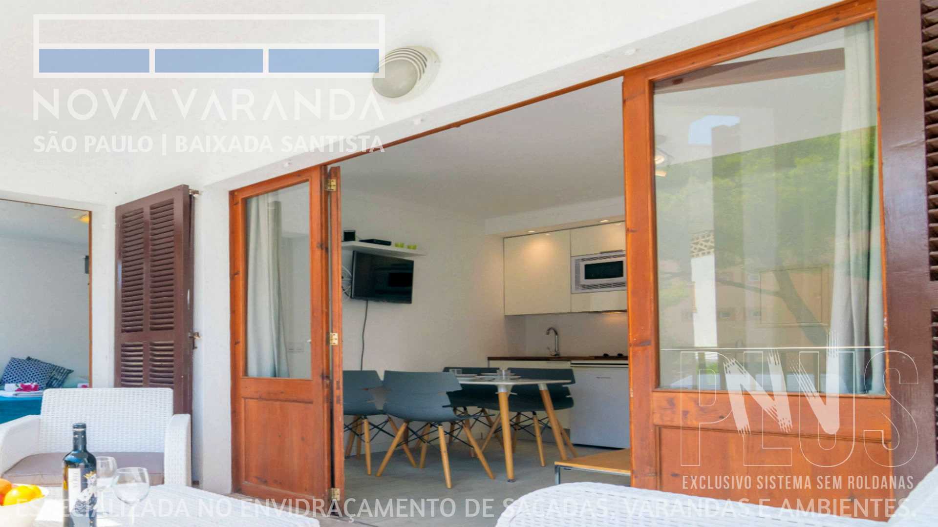 Ambientes e Varandas de Vidro ✨ Fechar Varanda Moderna e Estiloza Sob Medida ⛱️ Fechamento de Sacadas Vila Anhanguera (Mongaguá) ☎ 0800-8800
