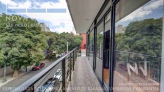 Fechamento de Sacadas Vila Mathias Ambientes Vidro NV®