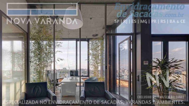 Ambientes e Varandas de Vidro ✨ Fechar Varanda Moderna e Estiloza Sob Medida ❖ Fechamento de Sacadas Belford Roxo, RJ (BRX) RMRJ ☎ 0800-880-2424