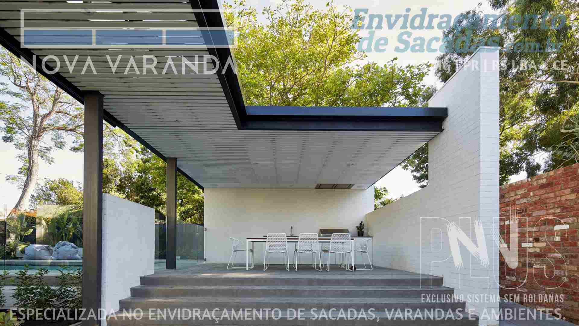 Ambientes e Varandas de Vidro ☀ Fechar Sacada: Traga Beleza, Estilo e Proteção para o Lar ✧ Fechamento de Sacadas Guarapari, ES (GUA) ☎ 0800-880-2424
