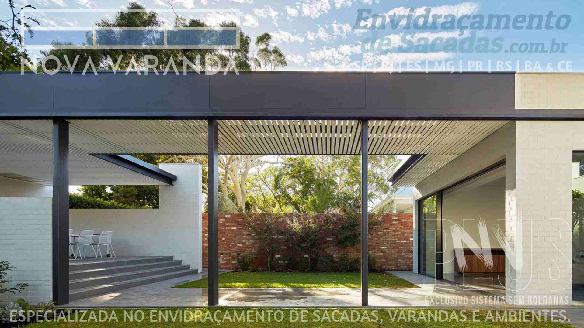 Ambientes e Varandas de Vidro ☀ Fechar Sacada: Traga Beleza, Estilo e Proteção para o Lar ✧ Fechamento de Sacadas Linhares, ES (LIN) ☎ 0800-880-2424