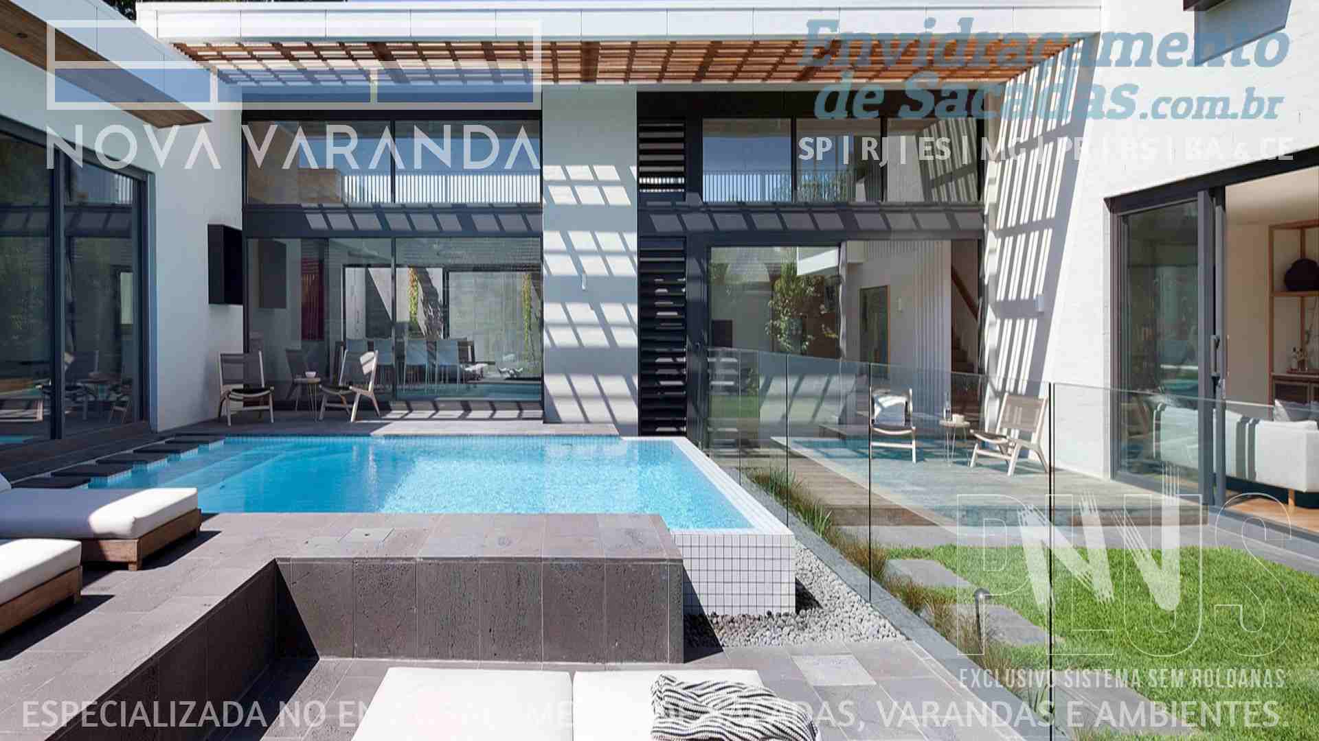 Ambientes e Varandas de Vidro ⛱️ Fechar Sacada: Deixe + Bonita, Segura e cheia de luz natural ❖ Fechamento de Sacadas Teresópolis, RJ (TER) ☎ 0800-880-2424