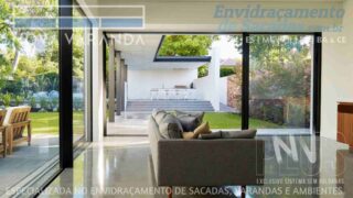 Fechamento de Sacadas Viana » ES Ambientes Vidro  VIA®