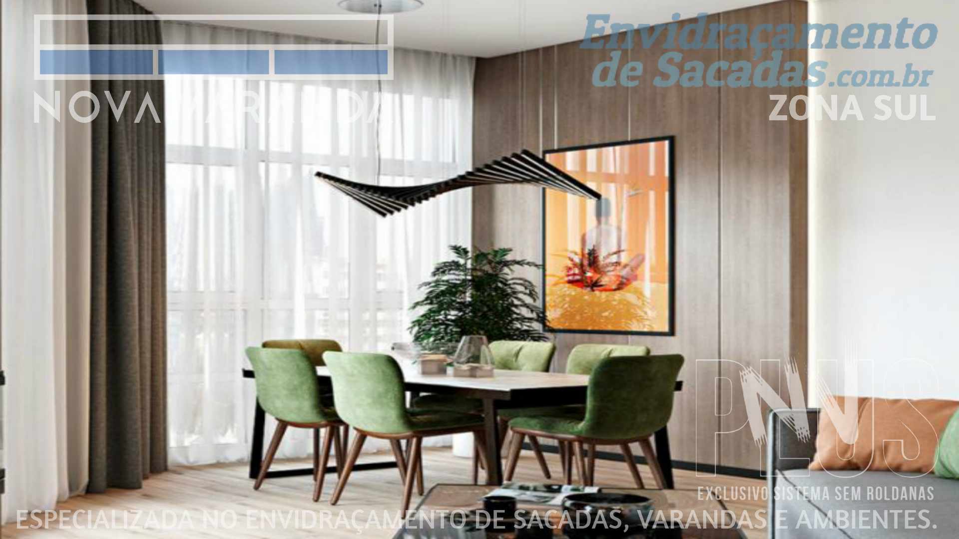 Ambientes e Varandas de Vidro ✦ Fechar Varanda Moderna e Estiloza Sob Medida ❖ Fechamento de Sacadas Alto da Boa Vista (ZSSP) (Zona Sul | São Paulo) ☎ 0800-880-2424