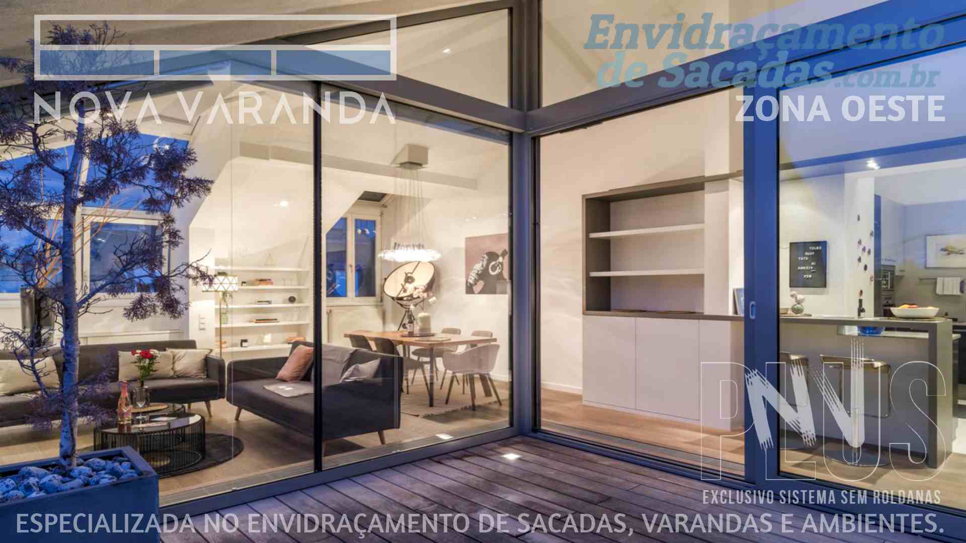 Ambientes e Varandas de Vidro ✦ Fechar Sacada: Valorizando seu imóvel com vidro sob medida ❖ Fechamento de Sacadas Alto de Pinheiros (ZOSP) (Zona Oeste | São Paulo) ☎ 0800-880-2424