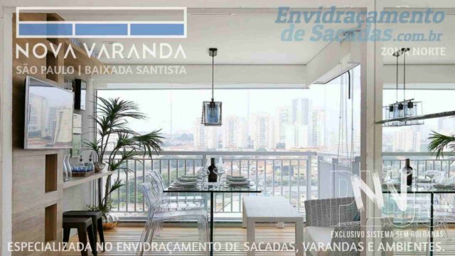 Ambientes e Varandas de Vidro ✦ Traga Valor e Estilo para Fechar a Sacada do seu imóvel ❖ Fechamento de Sacadas Casa Verde (ZNSP) (Zona Norte | São Paulo) ☎ 0800-880-2424