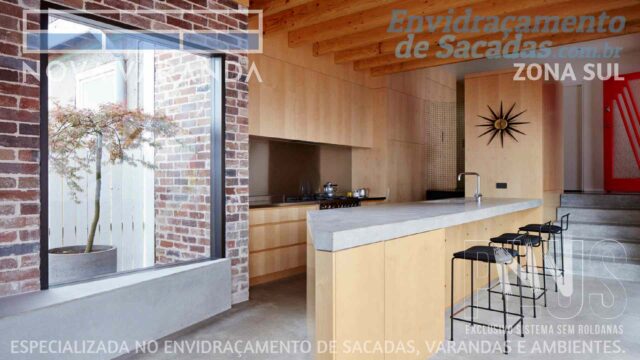 Ambientes e Varandas de Vidro ✦ Fechar Varanda Moderna e Estiloza Sob Medida ❖ Fechamento de Sacadas Chácara Klabin (ZSSP) (Zona Sul | São Paulo) ☎ 0800-880-2424