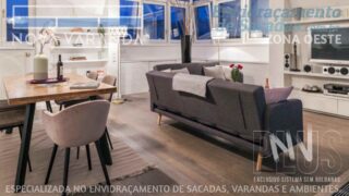 Fechamento de Sacadas Jardim Califórnia Ambientes de Vidro