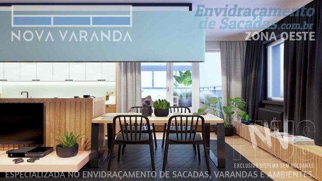 Ambientes e Varandas de Vidro ✦ Fechar Varanda Moderna e Estiloza Sob Medida ❖ Fechamento de Sacadas Jardim das Rosas (ZOSP) (PINHEIROS | Zona Oeste | São Paulo) ☎ 0800-880-2424