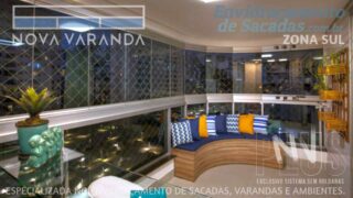 Fechamento de Sacadas Jardim Dom Bosco ZS Ambientes Vidro