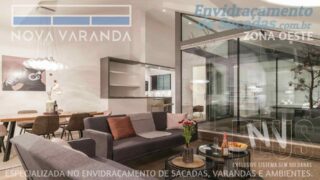 Fechamento de Sacadas Jardim dos Jacarandás Ambientes de Vidro