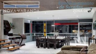 Fechamento de Sacadas Jardim Panorama Ambientes Vidro ZO