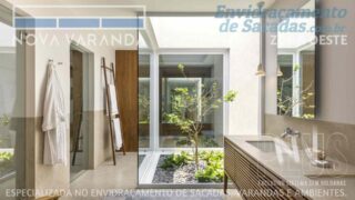 Fechamento de Sacadas Jardim Paulista Ambientes Vidro ZO