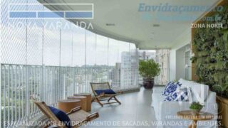 Fechamento de Sacadas Jardim São Paulo ZN Ambientes Vidro