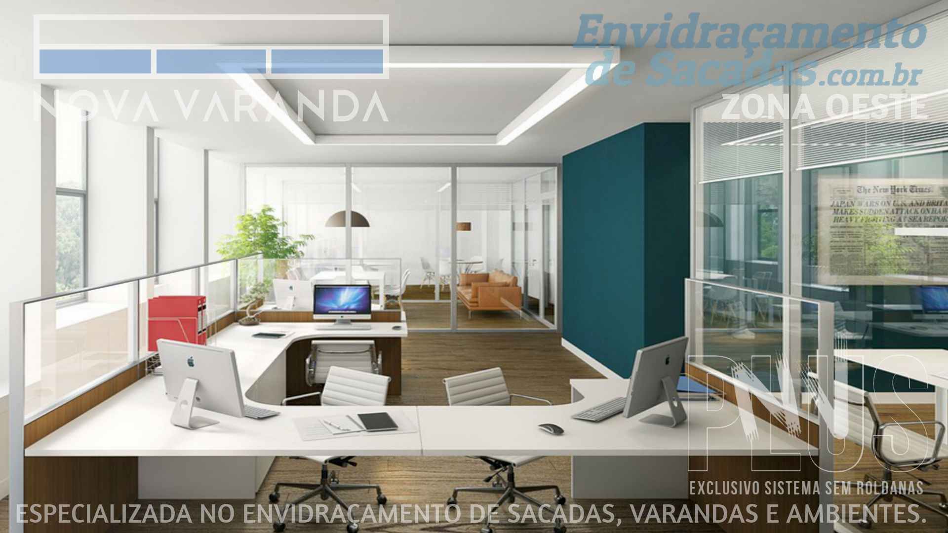 Ambientes e Varandas de Vidro ✦ Fechar Varanda Moderna e Estiloza Sob Medida ❖ Fechamento de Sacadas  Jardim Vitória Régia (ZOSP) (BUTANTÃ | Zona Oeste | São Paulo) ☎ 0800-880-2424