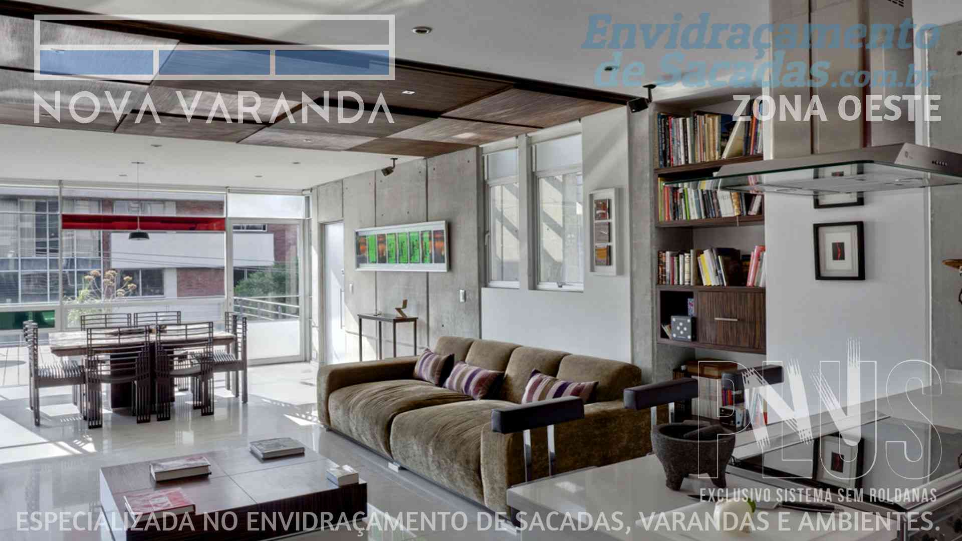 Ambientes e Varandas de Vidro ✦ Fechar Varanda Moderna e Estiloza Sob Medida ❖ Fechamento de Sacadas Paineiras do Morumbi (ZOSP) (MORUMBI | Zona Oeste | São Paulo) ☎ 0800-880-2424