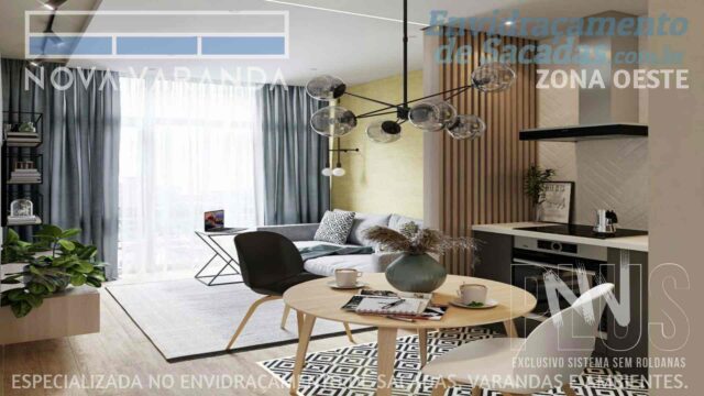 Ambientes e Varandas de Vidro ✦ Fechar Varanda Moderna e Estiloza Sob Medida ❖ Fechamento de Sacadas Parque Maria Domitila (ZOSP) (Vila dos Remédios | Zona Oeste | São Paulo) ☎ 0800-880-2424