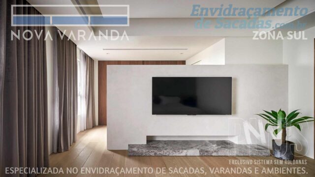Ambientes e Varandas de Vidro ✦ Fechar Varanda Moderna e Estiloza Sob Medida ❖ Fechamento de Sacadas Vila Andrade (ZSSP) (Zona Sul | São Paulo) ☎ 0800-880-2424